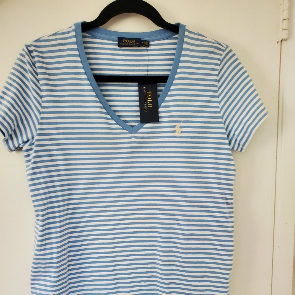 NWT women's Polo Ralph Lauren  classic T-shirt, 100% cotton, Sz Medium